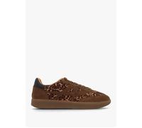 Sunset Leopard Pony Hair & Suede Trainers - Leo / 37