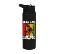 Sunset Lorikeet Retro Sunset Lorikeet Stainless Steel Insulated Water Bottle