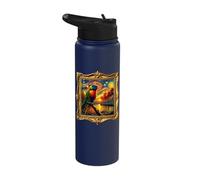 Sunset Lorikeet Starry Night Sunset Lorikeet Stainless Steel Insulated Water Bottle