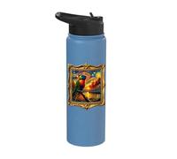 Sunset Lorikeet Starry Night Sunset Lorikeet Stainless Steel Insulated Water Bottle