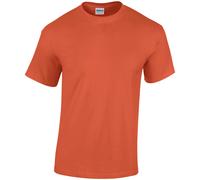 (Sunset, M) Gildan Mens Plain Heavy Cotton Blank Crew Neck Top Short Sleeve Tee T-Shirt 2