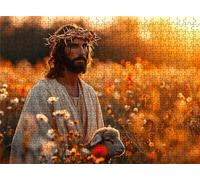 Sunset Man Puzzle - 3000 Piece Jigsaw Puzzles for Adults - The Back Features Printed Letter Guides - The Pieces fit Together Snugly - Wooden Puzzles for Adults - Gifts Family 48.0 X 31.9 Inch s7h-667
