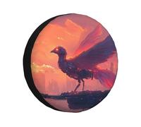 Sunset Mechanical Big Bird Spare Tire Cover Wheel Tire Covers,Waterproof Dust-Proof Tire Covers Protector Universal Fit For Trailer Rv Suv Truck Camper 17 Inch