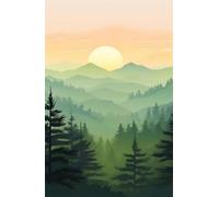 Sunset Mist Jungle 2000 Piece Jigsaw Puzzles for Adults, Challenging and Brainteasing, Difficult Puzzles, Puzzle 2000 Pieces