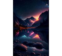 Sunset Mountain River 300 Piece Jigsaw Puzzles for Adults, Challenging and Brainteasing, Difficult Puzzles, Puzzle 300 Pieces