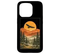 Sunset Mountains Forest Camping Nature Adventure Camper Camp Case for iPhone 15 Pro
