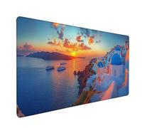 Sunset Mouse Mat, Sea View Gaming Mouse Pad 48x24in, Desk Mat Large, Office Desk Accessories, Mousepad Large with Stitched Edges, Improved Precision and Speed, for PC Gaming, Laptop, Office, P-1401