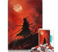 Sunset Ninja 1000 Pieces Jigsaw Puzzles for Adults And Teens,Stress Reliever Difficult Challenge Deal As Gifts for The Whole Family (38x26cm)