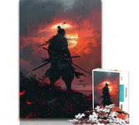 Sunset Ninja Puzzles 1000 Pieces for Teenagers,Pattern Assembly Fun at Home Activities,Birthday Present,Travel Gifts (38x26cm)