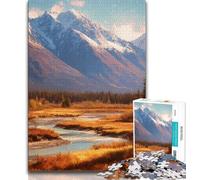 Sunset Oil Painting Adult Jigsaws 1000 Pieces Difficult,Family Game Stress Reliever Difficult Challenge Secret Santa Gifts (38x26cm)