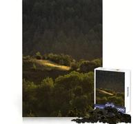 Sunset on A Spain Mountain Jigsaw Puzzles for Adults 1000 Piece Memory Boost Cozy Time Pattern Assembly Santa Wish List (38x26cm)