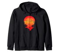 Sunset On The Water Zip Hoodie