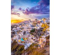 Sunset over Santorini