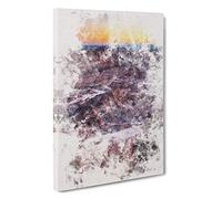 Sunset Over the Atacama Desert Watercolour Canvas Print | Gallery Wrapped 30mm Frame Wall Art | 30x20 inches | Ready to Hang | Modern Landscape Picture | Living Room Bedroom Lounge Office
