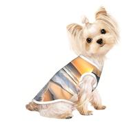 Sunset over the waves Pet Breathable Sleeveless T-shirt M for Small Dogs and Cats, Soft, Comfortable, Stylish