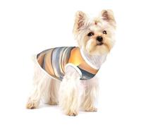 Sunset over the waves Small Cotton Dog Vest S - Breathable, Comfortable, Stylish Apparel for Pets