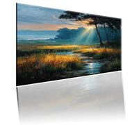 Sunset Paint by Numbers for Adults, Paint by Numbers Kits for Beginners, Easy DIY Craft Oil Painting Art Kits for Adults with Paint Brushes Acrylic, Home Wall Decor, 70x95cm, Without Frame Tree 2w-757