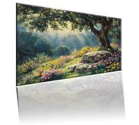 Sunset Paint by Numbers for Adults, Paint by Numbers Kits for Beginners, Easy DIY Craft Oil Painting Art Kits for Adults with Paint Brushes Acrylic, Home Wall Decor, 30x40cm, Without Frame Tree 2w-758