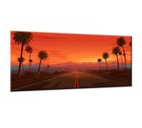 Sunset Paint by Numbers for Adults, Paint by Numbers Kits On Canvas, DIY Digital Painting for Adults Beginners with Acrylic and Brushes, Tree Oil Painting Craft for Home Wall Decor 40x80 Inch w0-505