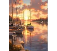 Sunset Pier Jigsaw Puzzles for Adults 700 Piece, jigsaw puzzle 700 Pieces for adults Challenging Game, Family puzzles Game Home Decoration Gifts