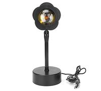 Sunset Projection Lamp Durable Aluminum 180 Degree Rotation LED Atmosphere Light for Room Decor (Rojo)