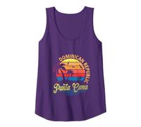 Sunset Punta Cana Beach Souvenir Dominican Republic Retro Tank Top