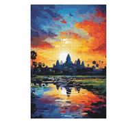 Sunset Reflections on Water Classic Jigsaw Puzzle for Adults, 1000 PCS