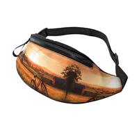 Sunset Rural View Fanny Pack for Man Woman, Fashion Adjustable Chest Bag, Travel Sport Walking Waist Bag