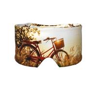 Sunset Rural View Print Sleep Eye and Ear Muffs Mask - Soft & Breathable, Ideal for Travel, Meditation, and Nighttime Use