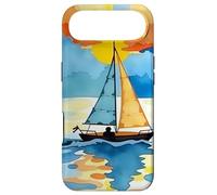 Sunset Sailboat Ocean Reflection Abstract Scenic Design Case for iPhone Air