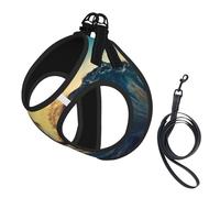 Sunset Sea Surfing Seascape Compact Pet Suspender Vest-The Perfect Small Pet For A Comfortable Walk