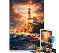 Sunset Sentinel Jigsaw Puzzles 1000 Pieces for Teenagers Think Game Peaceful Time Quality Edge Perfect Present (50x75cm)