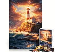 Sunset Sentinel Jigsaw Puzzles 1000 Pieces for Teenagers Think Game Peaceful Time Quality Edge Perfect Present (50x75cm)