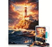 Sunset Sentinel Jigsaw Puzzles for Adults1000 Pieces Think Smart Toy Family Bond Accurate Cut Seasonal Gift (38x26cm)
