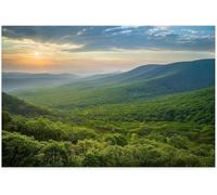 Sunset Shenandoah Valley Blue Ridge Mountains Jigsaw Challenging Puzzle Game for Adults Decompressing Toy Holiday Party Gifts Puzzles as Home Decor_1000pcs