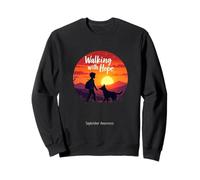 Sunset Silhouette of Hope and Healing for Cancer Warriors Sweatshirt