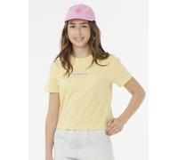 Sunset Skies Crop T-Shirt for Girls, RIP CURL yellow