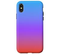Sunset Sky Gradient - Blue Purple Orange Ombre Case for iPhone X/XS
