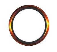 Sunset Sunflower Steering Wheel Covers Farm Car Steering Wheel Cover Universal Fit 38cm/ 15 inch Non-Slip Silicone Protector for Sedan Suv Trucks