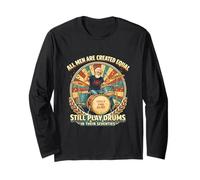 Sunset TheBest Still Play Drums in Their Seventies Drummers Long Sleeve T-Shirt