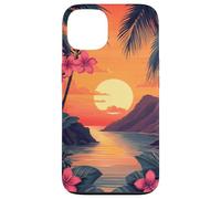 Sunset Tropical Beach Flora Paradise Island Vacation Nature Case for iPhone 13