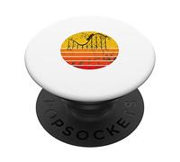 Sunset USA RollerCoaster Graphic-Fun Roller Coaster apparel PopSockets Swappable PopGrip