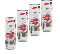 Sunset Vibe,Cosmic Vibe,Peach Vibe,Fantasy Vibe Fruit Flavoured Sugar Free Energy Drink Cans 355ml - 7 Vitamins Included Drink Cans (4 x Cans, Cosmic Vibe Fruit Burst Flavour 355ml)