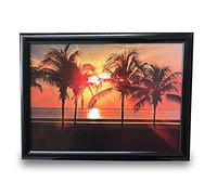 Sunset View Cushioned Bean Bag laptray Home Laptop Tray Drinks Food Breakfast Lap Tray - Nature Lover