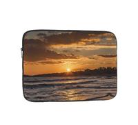 Sunset View Patterned Laptop Case - 15 inch Slim and Portable, Suitable for Office Travel and Commute