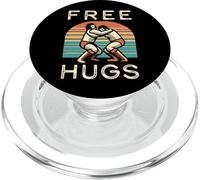 Sunset Vintage Wrestling Grappling Match Wrestlers Free Hugs PopSockets PopGrip for MagSafe