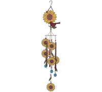 Sunset Vista Designs Cardinal and Sunflower Chime, 32-inch Height