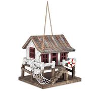 Sunset Vista Designs for The Birds Decorative Birdhouse, Vintage Coastal Cabin