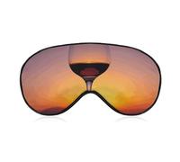 Sunset Wine Glass Sleeping Mask, Light Blocking Eye Mask, Comfortable and Soft, Eye Cover with Elastic Band, Suitable for Men and Women, Suitable for Travel/Sleeping