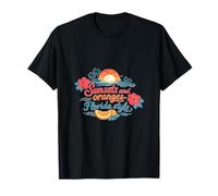 Sunsets and Oranges Florida Style Tropical Pride T-Shirt